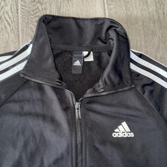Adidas 3-Stripes Down Jacket in Black - Picture 4 of 10